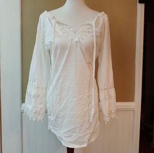 5/$35 3/$25 NWOT Off shoulder white peasant top